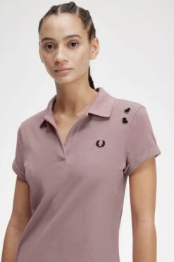 Fred Perry Open-Collar Piqué Shirt -Fred Perry SG4100 S51 V2 Q323 ED1