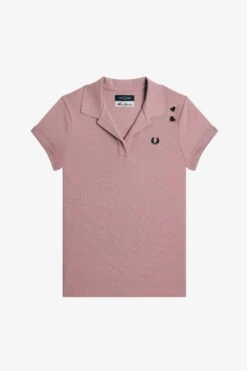 Fred Perry Open-Collar Piqué Shirt -Fred Perry SG4100 S51 V2 Q323 FLATFRONT