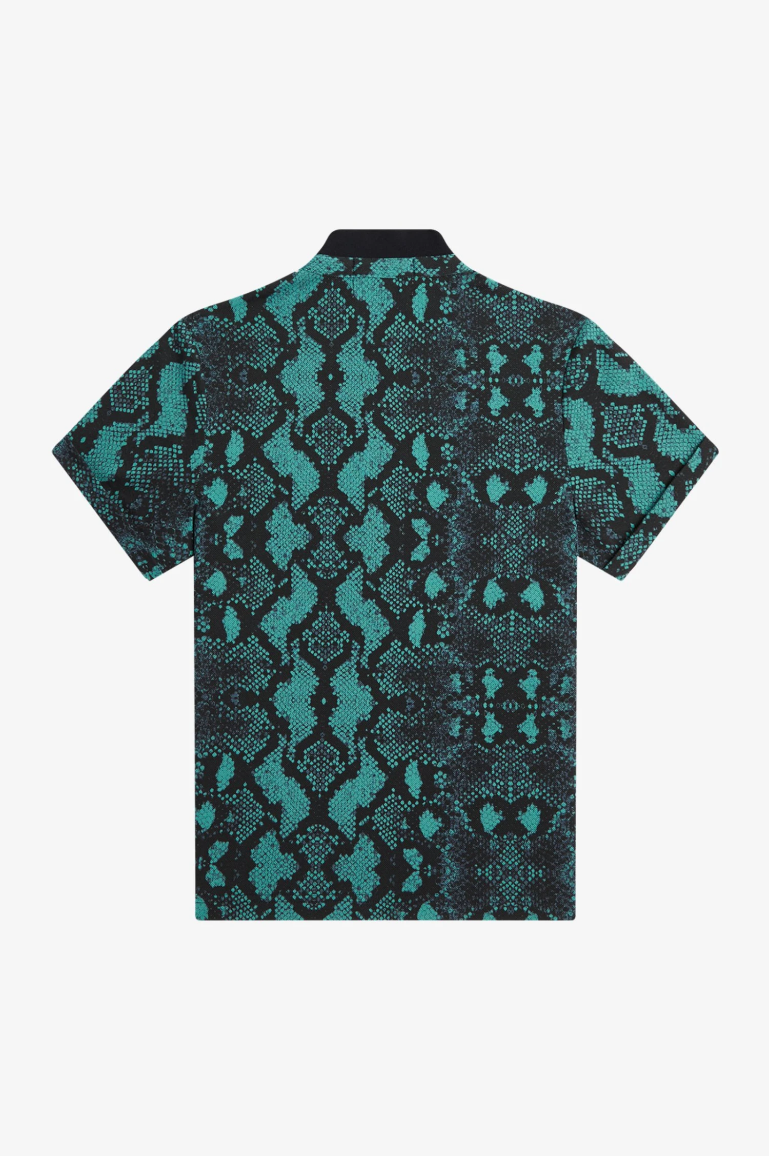 Fred Perry Snake Print Polo Shirt 8 Fred Perry Snake Print Polo Shirt - Image 8