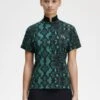 Fred Perry Snake Print Polo Shirt