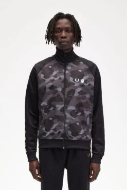 Fred Perry Camouflage Panel Track Jacket
