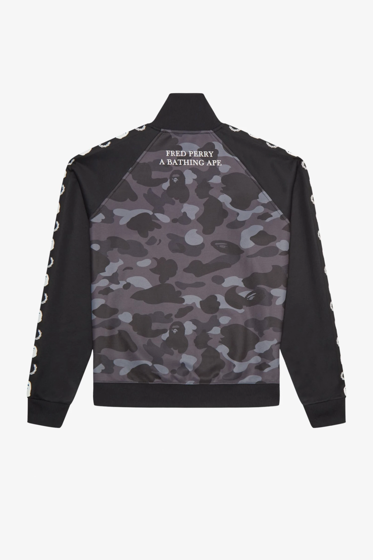 Fred Perry Camouflage Panel Track Jacket 9 Fred Perry Camouflage Panel Track Jacket - Image 9