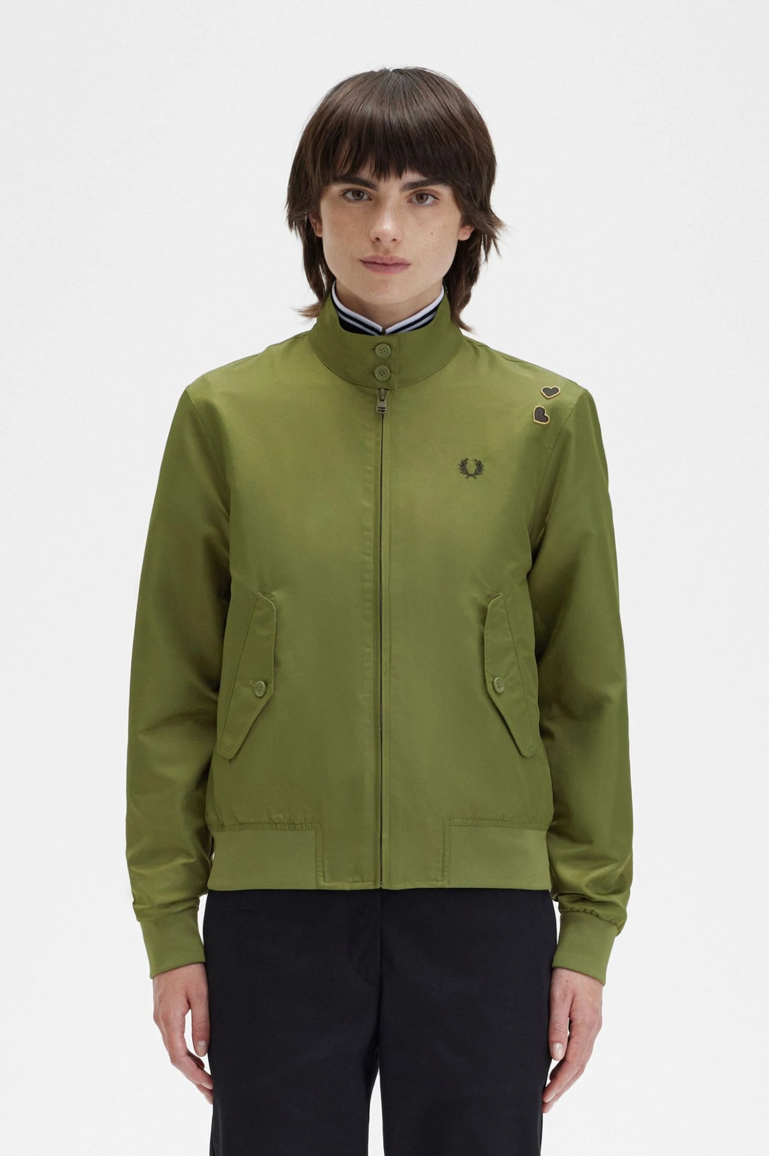 Fred Perry Printed Lining Zip-Through Jacket 1 Fred Perry Printed Lining Zip-Through Jacket