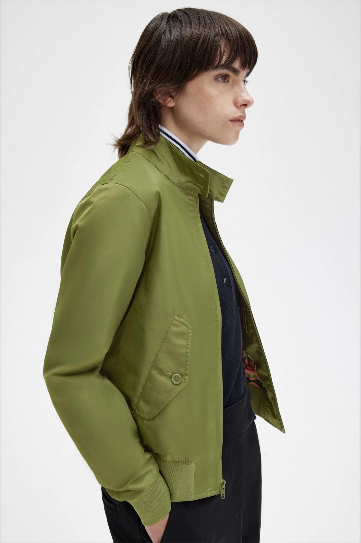 Fred Perry Printed Lining Zip-Through Jacket 5 Fred Perry Printed Lining Zip-Through Jacket - Image 5