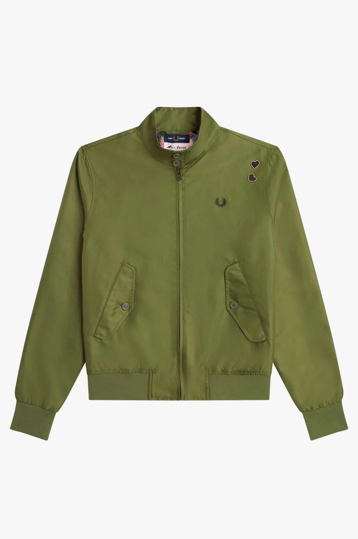 Fred Perry Printed Lining Zip-Through Jacket 6 Fred Perry Printed Lining Zip-Through Jacket - Image 6