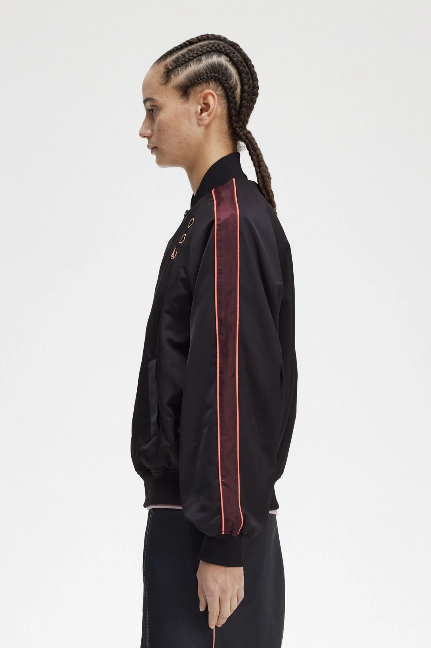 Fred Perry Printed Lining Bomber Jacket 2 Fred Perry Printed Lining Bomber Jacket - Image 2