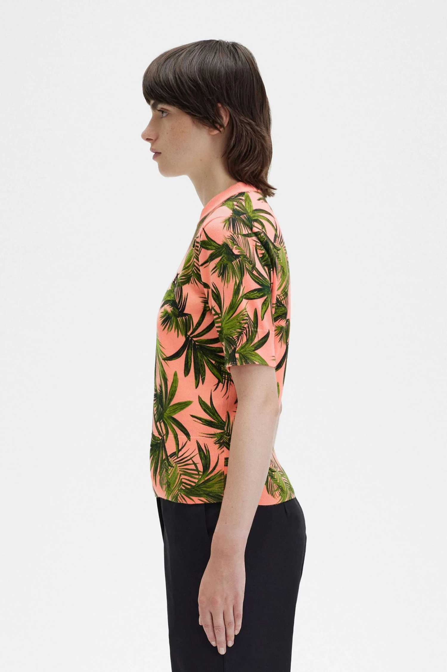 Fred Perry Palm Print Jumper 2 Fred Perry Palm Print Jumper - Image 2