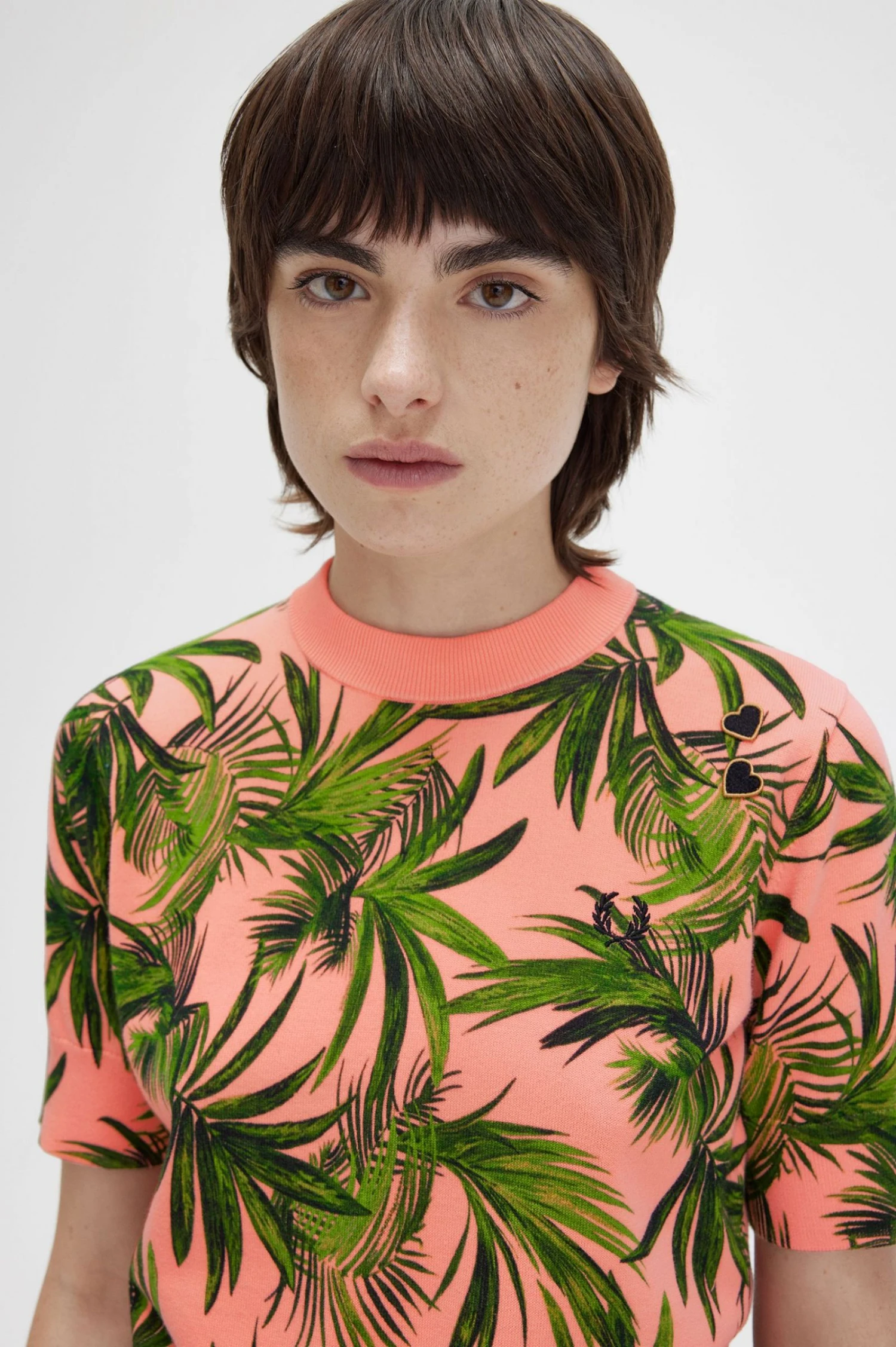 Fred Perry Palm Print Jumper 4 Fred Perry Palm Print Jumper - Image 4
