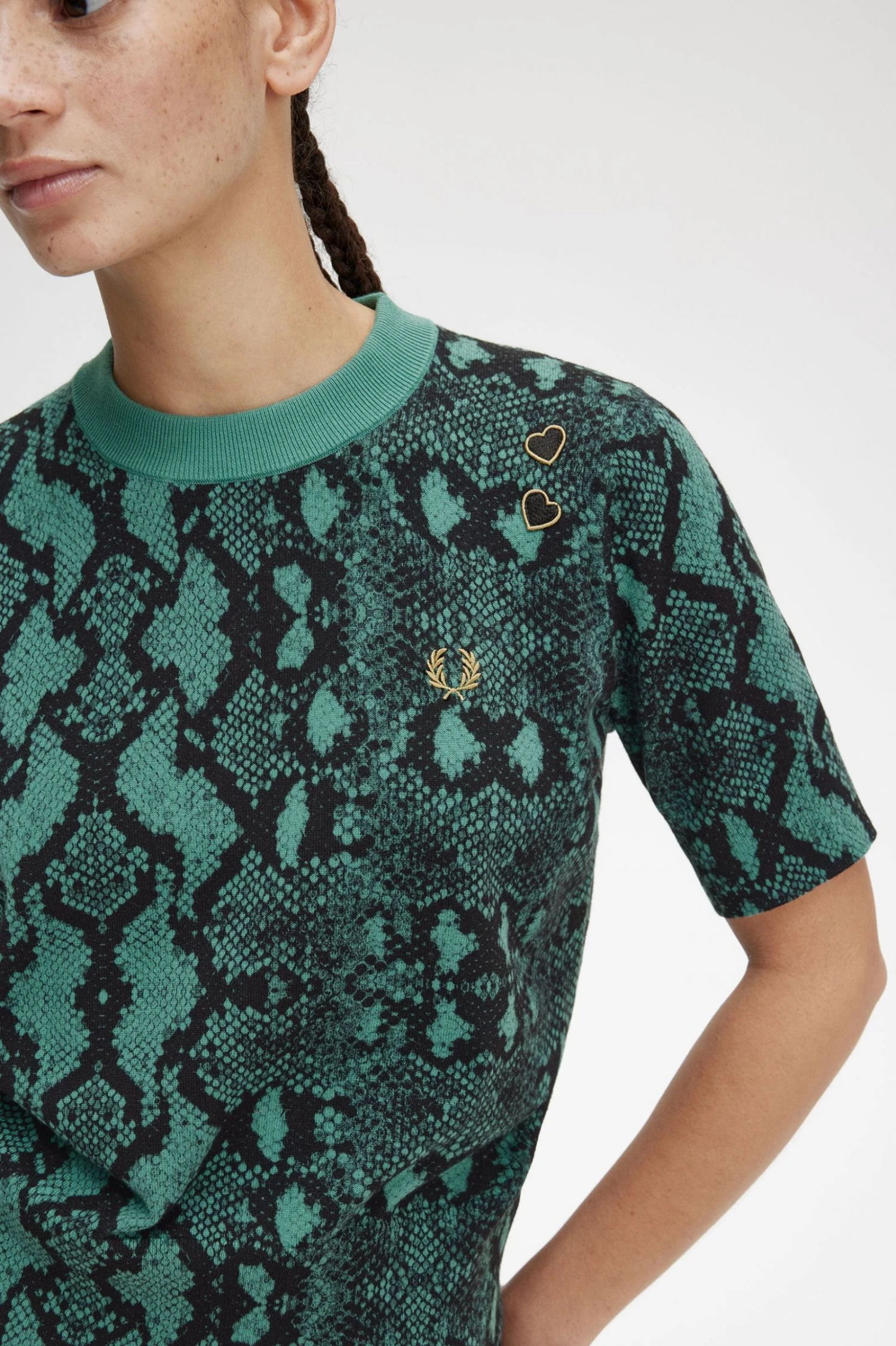 Fred Perry Snake Print Jumper 5 Fred Perry Snake Print Jumper - Image 5