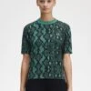 Fred Perry Snake Print Jumper