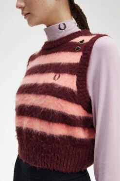 Fred Perry Striped Knitted Tank 9 Fred Perry Striped Knitted Tank -Fred Perry SK6550 597 V2 Q323 ED2