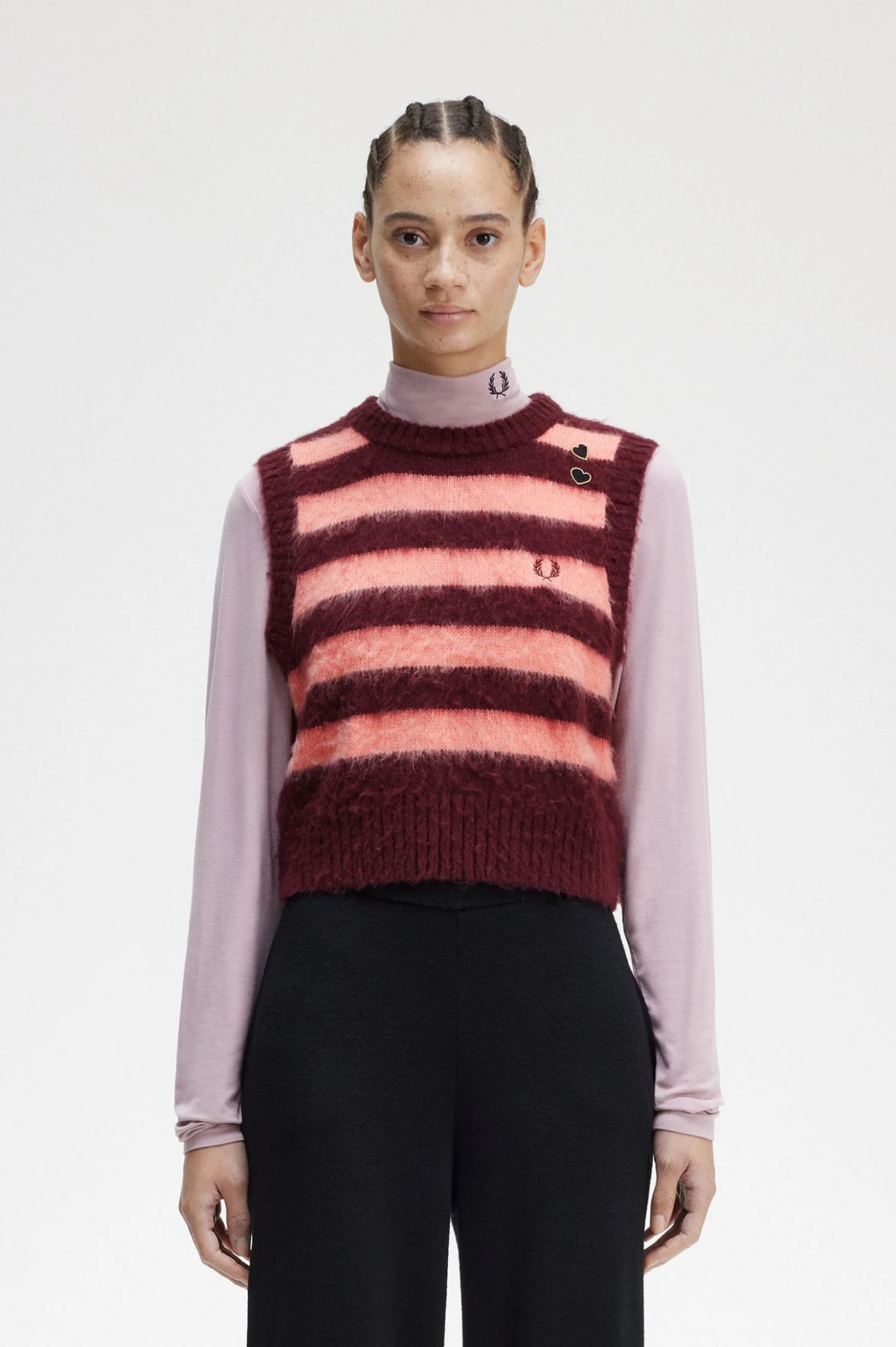 Fred Perry Striped Knitted Tank 1 Fred Perry Striped Knitted Tank