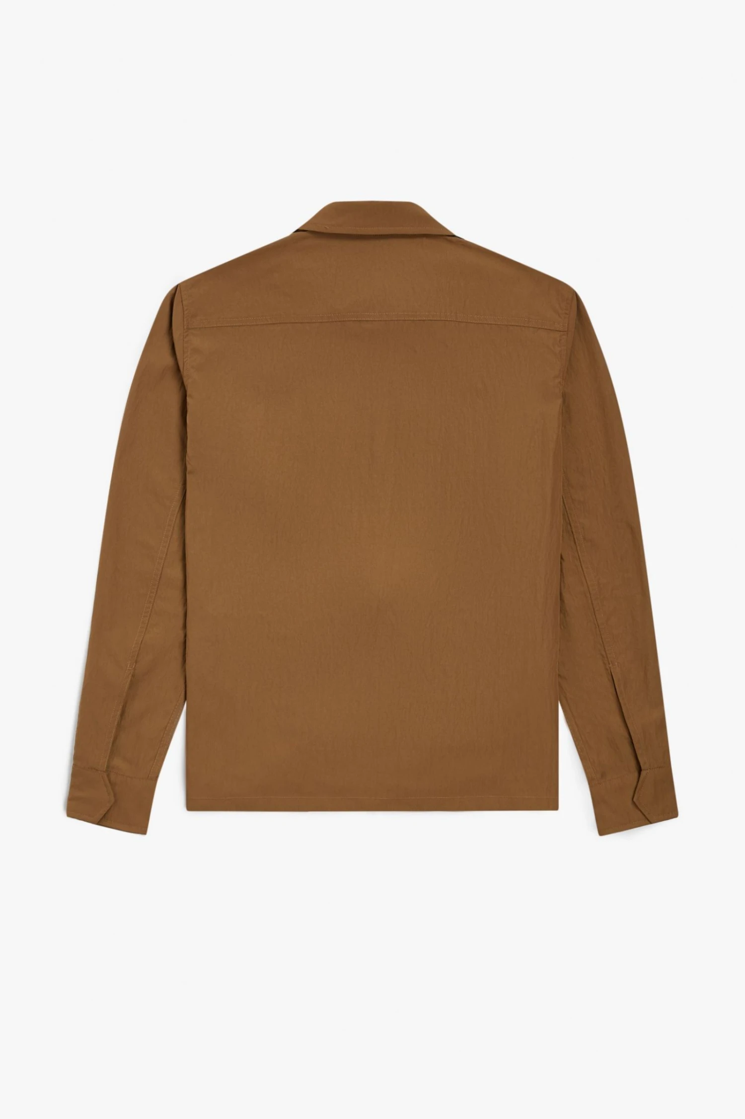 Fred Perry Textured Zip-Through Overshirt 2 Fred Perry Textured Zip-Through Overshirt - Image 2