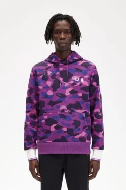 Fred Perry Camouflage Hooded Sweatshirt