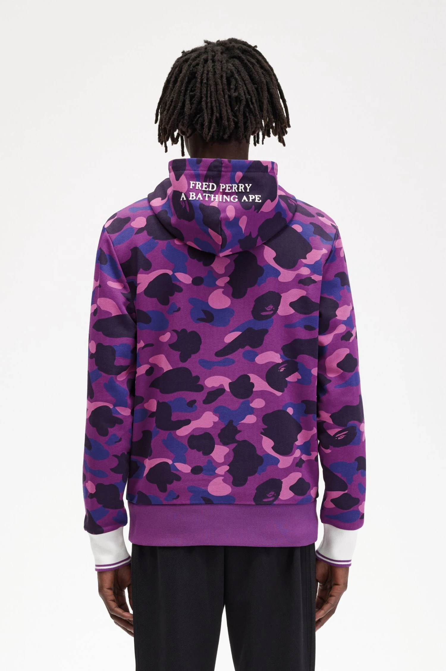 Fred Perry Camouflage Hooded Sweatshirt 3 Fred Perry Camouflage Hooded Sweatshirt - Image 3