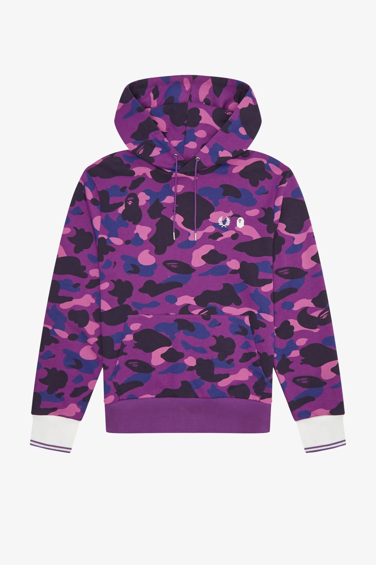 Fred Perry Camouflage Hooded Sweatshirt 8 Fred Perry Camouflage Hooded Sweatshirt - Image 8