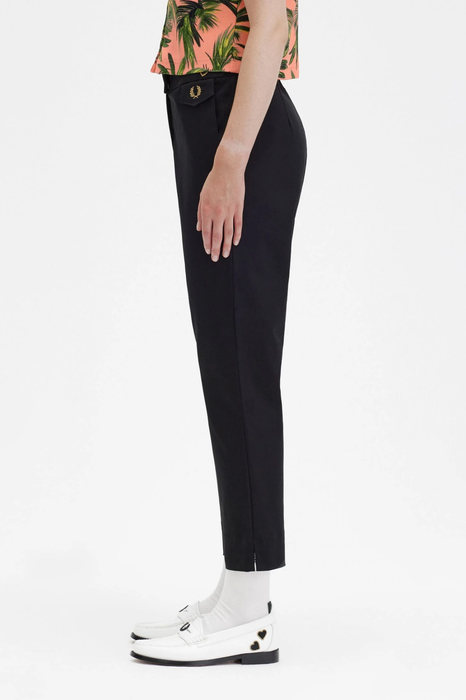Fred Perry High Waist Trousers 2 Fred Perry High Waist Trousers - Image 2