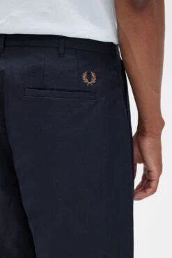 Fred Perry Linen Blend Cropped Trouser -Fred Perry T5511 608 3