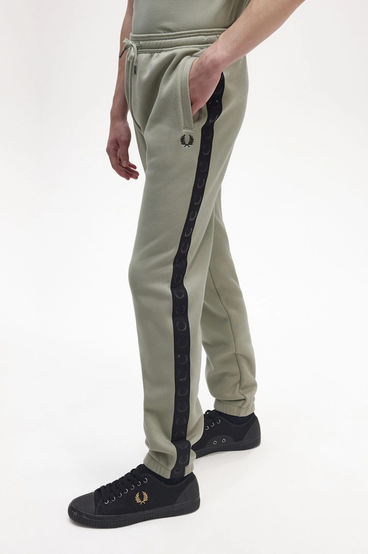 Fred Perry Embossed Tape Sweat Pant 4 Fred Perry Embossed Tape Sweat Pant - Image 4